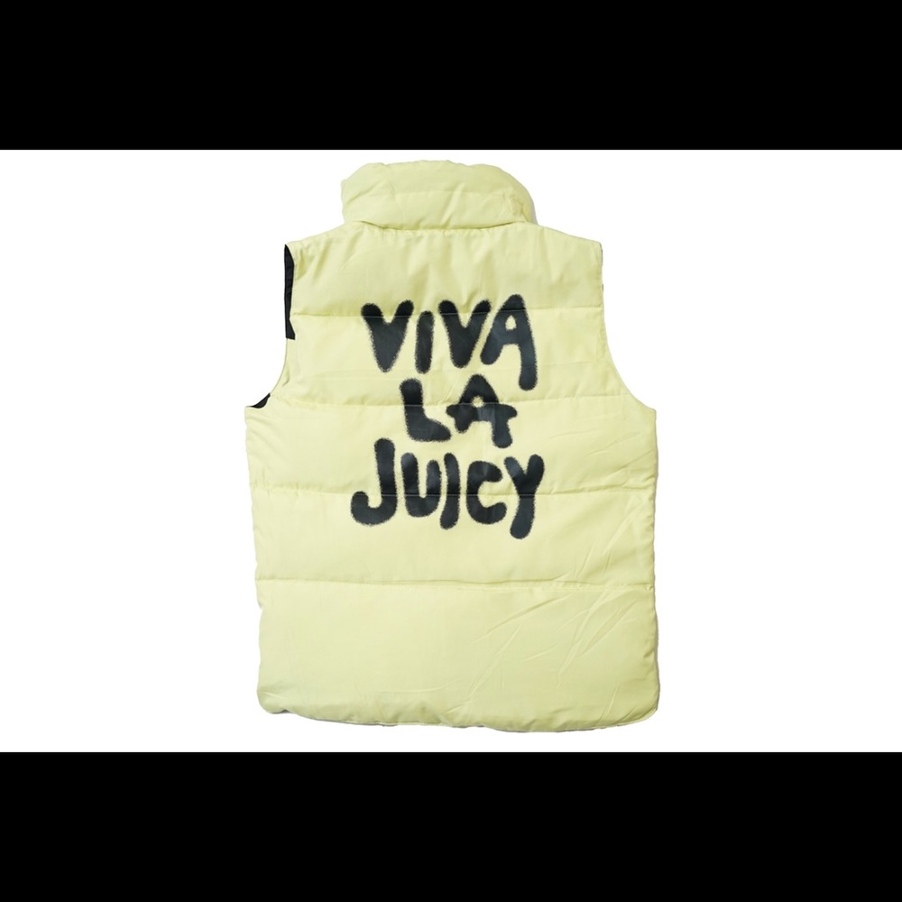 Juicy Couture”Viva La Juicy” Reversible Puffy Vest